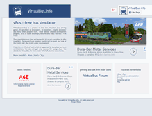 Tablet Screenshot of english.virtualbus.info